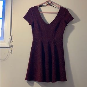 Short Burgundy Dress